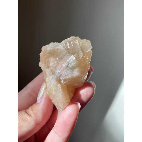 High Grade Peach Stilbite Specimen with Apophyllite - Picture 1 of 9